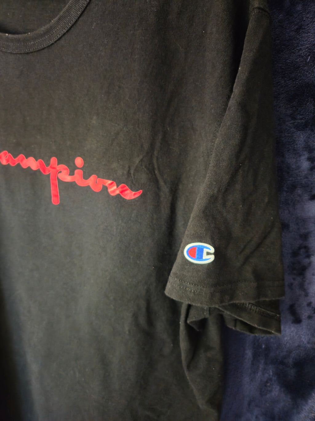 Camiseta Champions negra
