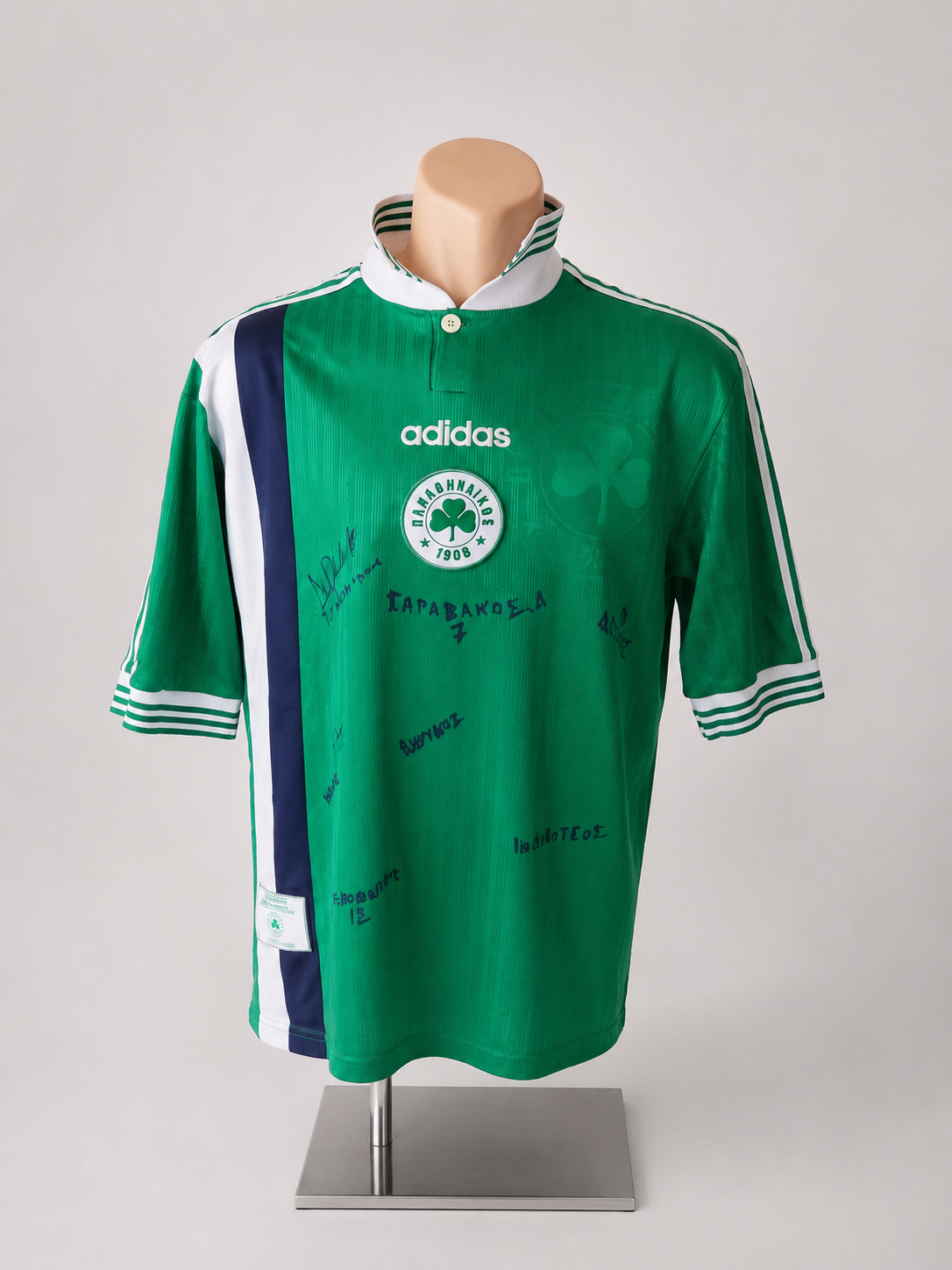 CAMISETA FIRMADA PANATHINAIKOS FC 97/98 1ª EQUIPACIÓN