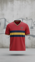 Retro Rojo Calle team football jersey